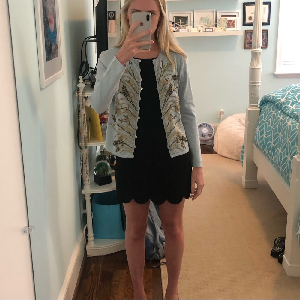 Escada embellished beaded cardigan